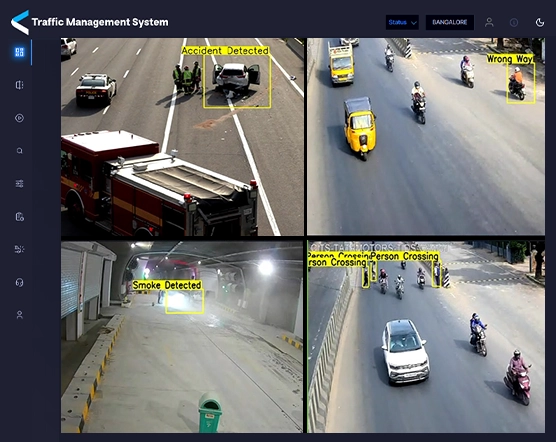 Traffic analytics and visualization dashboard for smart cities