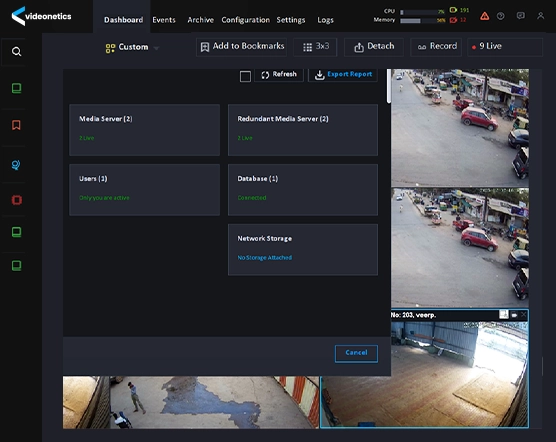 Scalable VMS architecture for large deployments